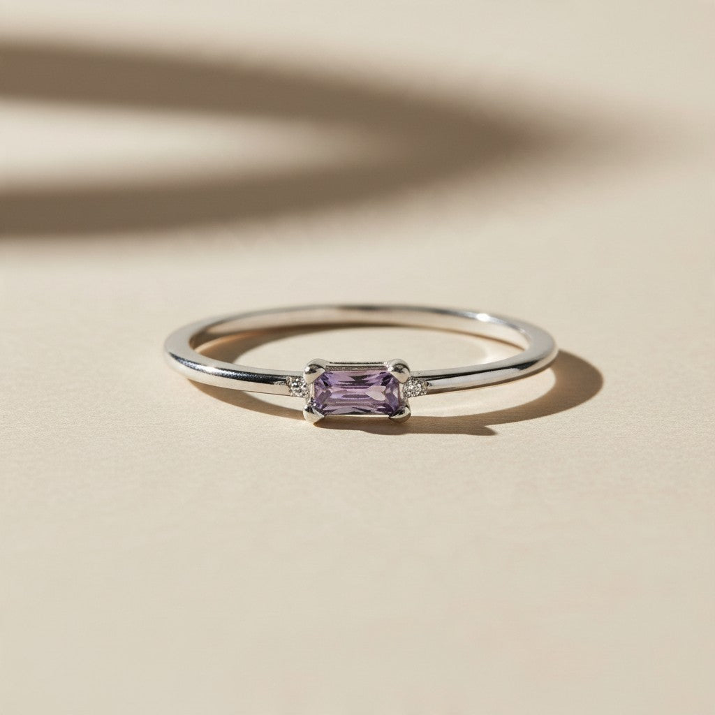🌈 .925 Silver Filled Birthstone Ring — Your Month on Your Finger. Every Day.