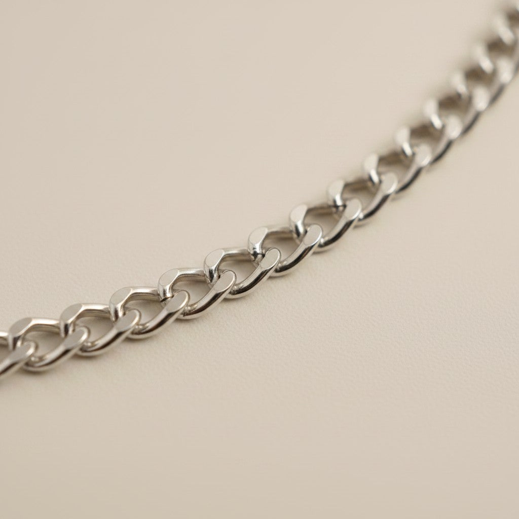 ⛓️ Sterling Silver 4.0mm Curb Chain — The Chain That Has Always Been Right