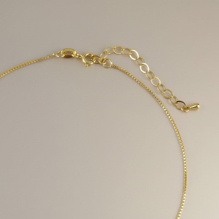 18k Gold Filled Triple Bar Drop Necklace