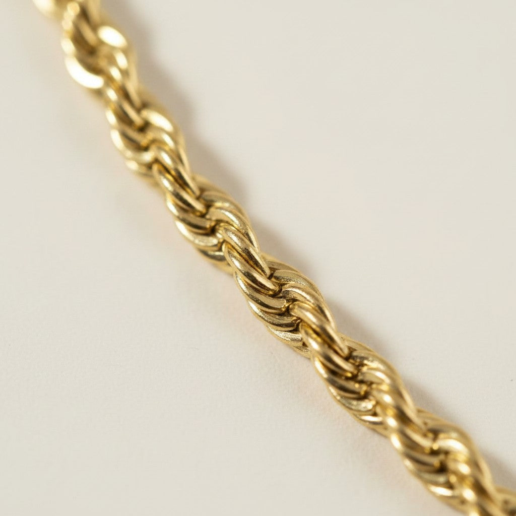 Delicate 18K Gold Filled Rope Bracelet - Your New Everyday Essential