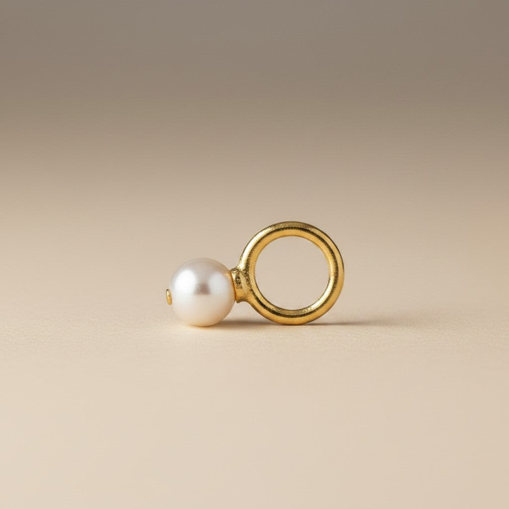 18k Gold Filled Freshwater Pearl Drop Charm — The Little Detail That Changes Everything