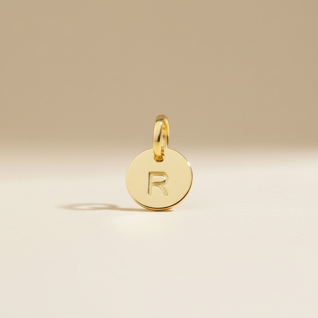 Tiny Initial Letter Charms - 6mm Personalized Jewelry Charms for Necklaces & Bracelets