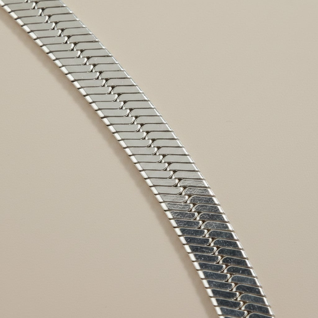 Sterling Silver Herringbone Bracelet — The Wrist Has Never Looked This Effortless
