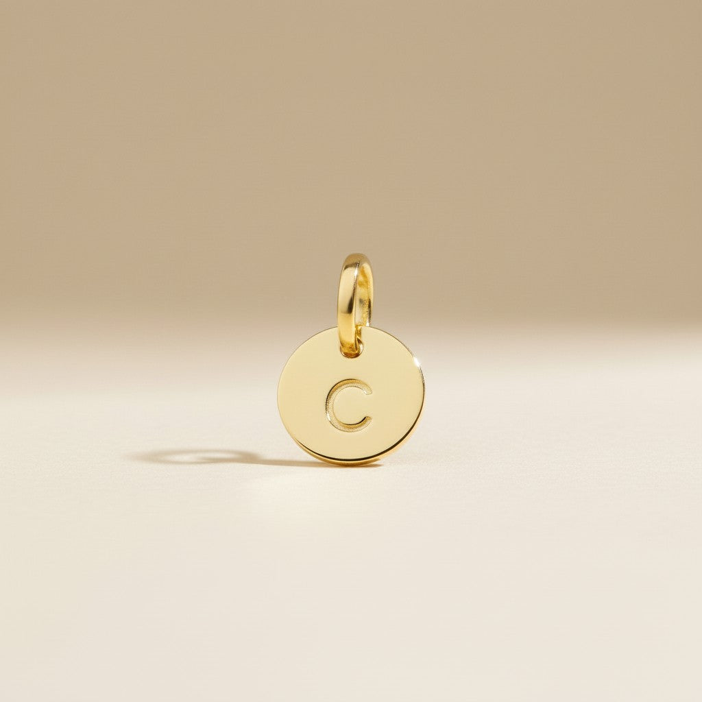 Tiny Initial Letter Charms - 6mm Personalized Jewelry Charms for Necklaces & Bracelets