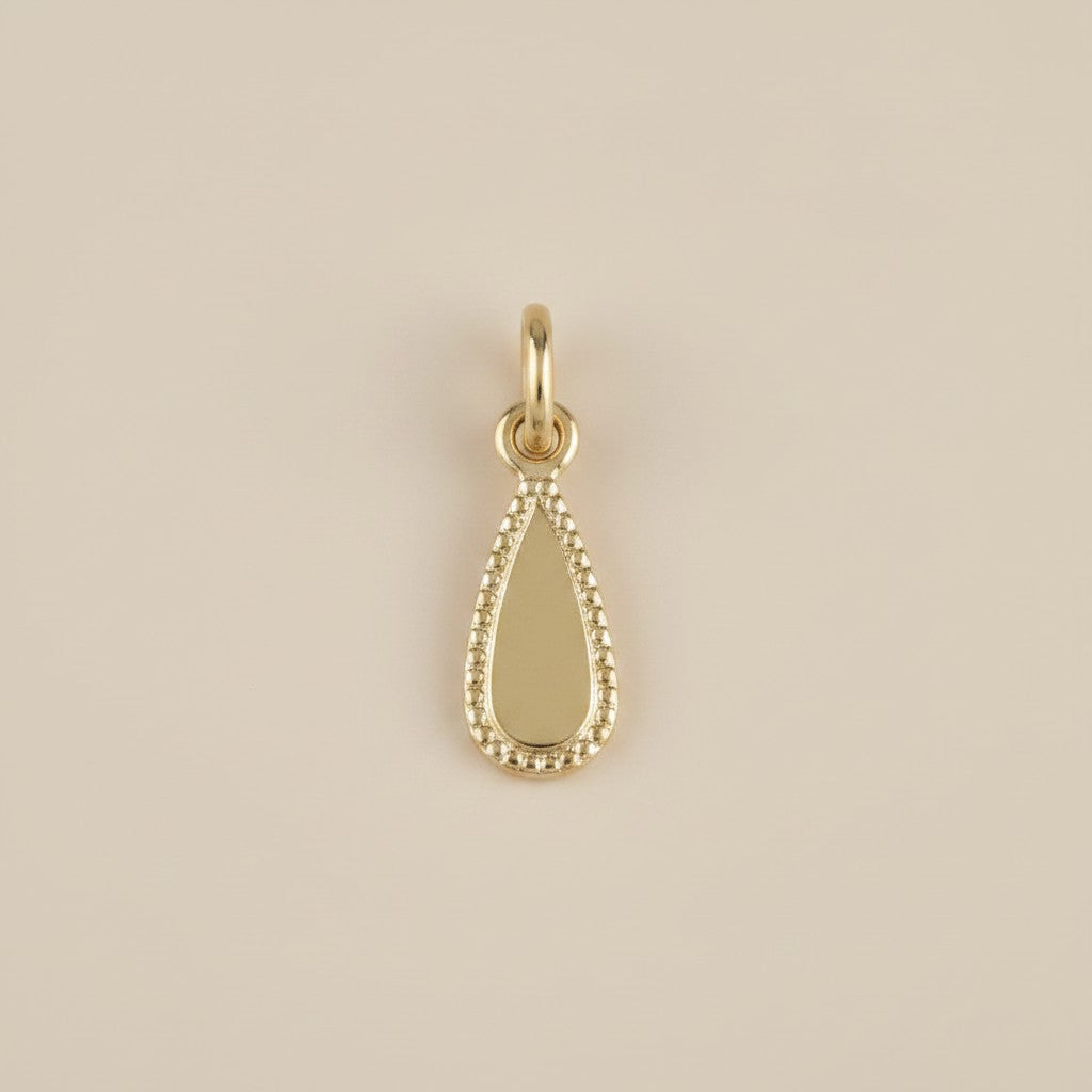 18k Gold Filled Teardrop Tag Findings