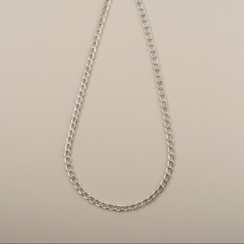 Sterling Silver Curb Chain 6.2mm