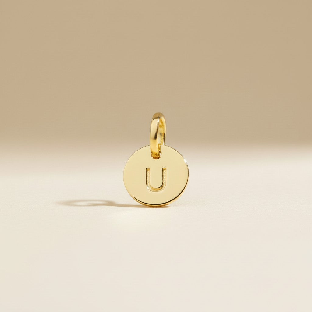 Tiny Initial Letter Charms - 6mm Personalized Jewelry Charms for Necklaces & Bracelets