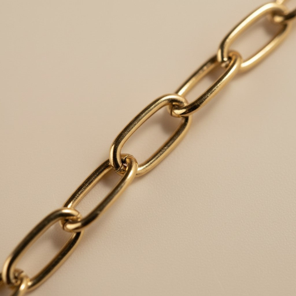 Cable Link Bracelet | Charm Bracelet 2.5mm | Dainty Chain Bracelet