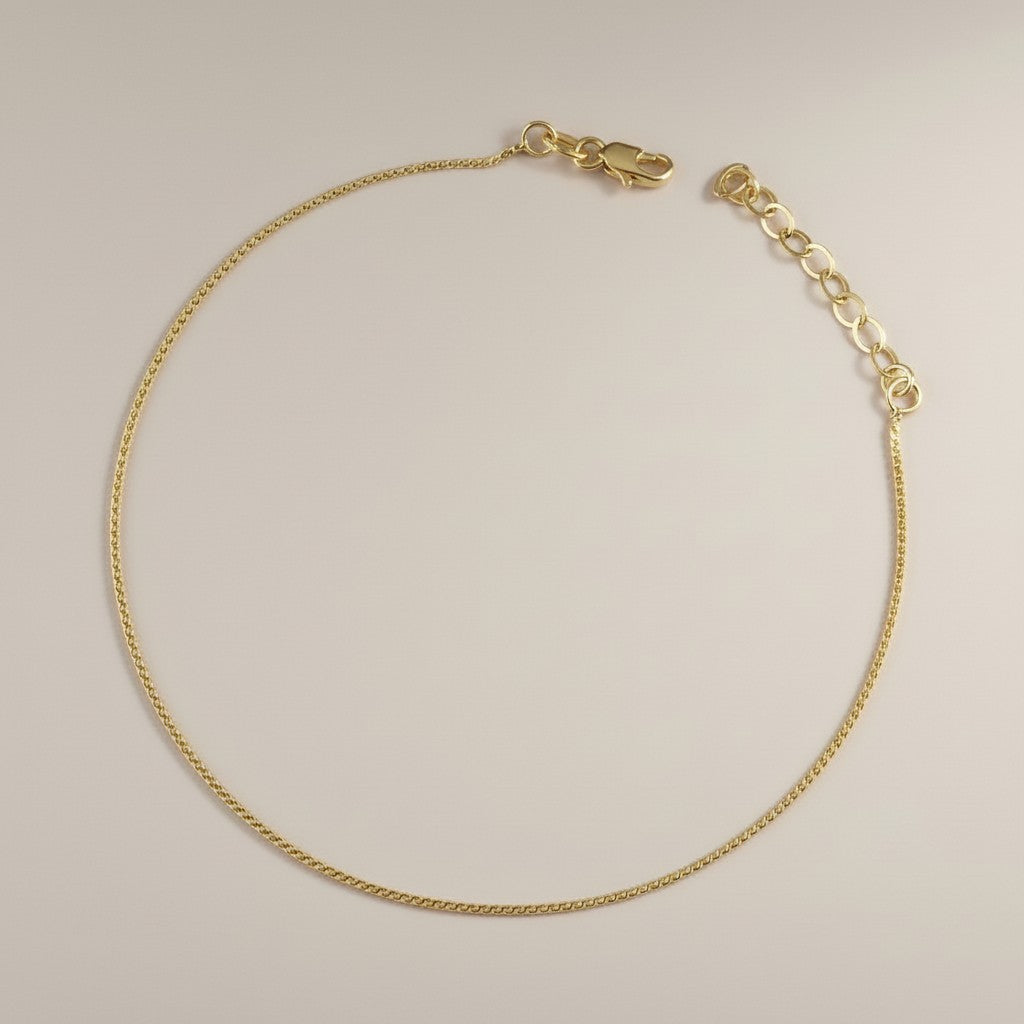 Delicate Anklet - Dainty Minimalist Chain Jewelry for Women