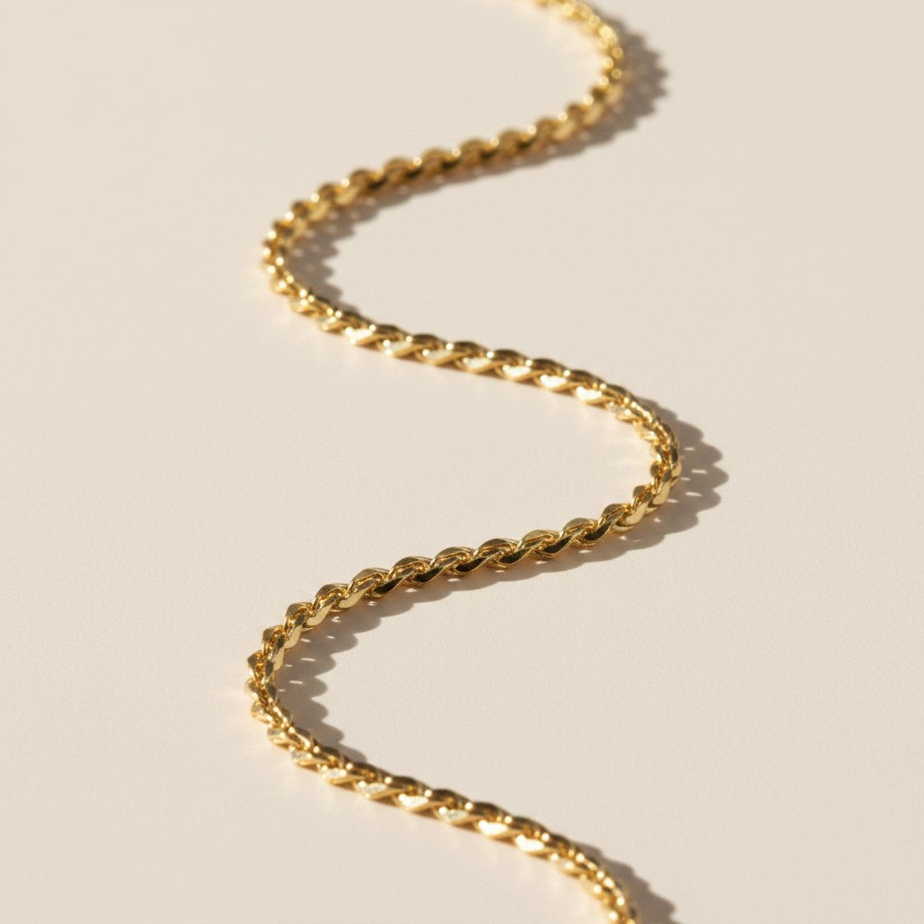 18k Gold Filled Thin Delicate Chain Necklace | Solo or Pendant-Ready
