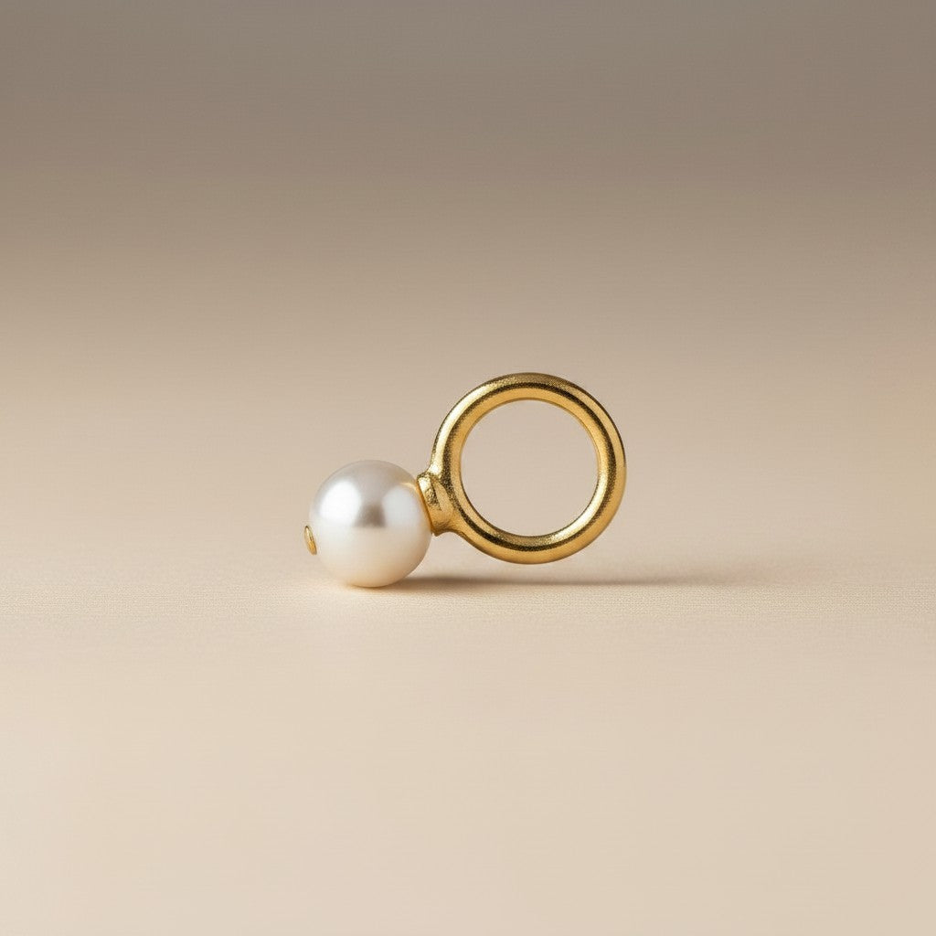 18k Gold Filled Freshwater Pearl Drop Charm — The Little Detail That Changes Everything