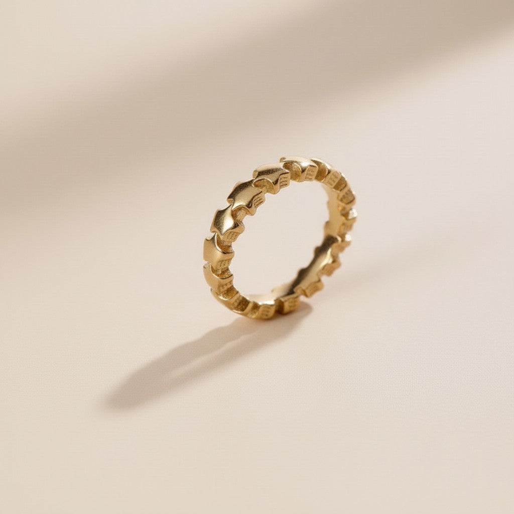 Delicate Gold Star Ring - Perfect for Ring Stacking &amp; Everyday Wear