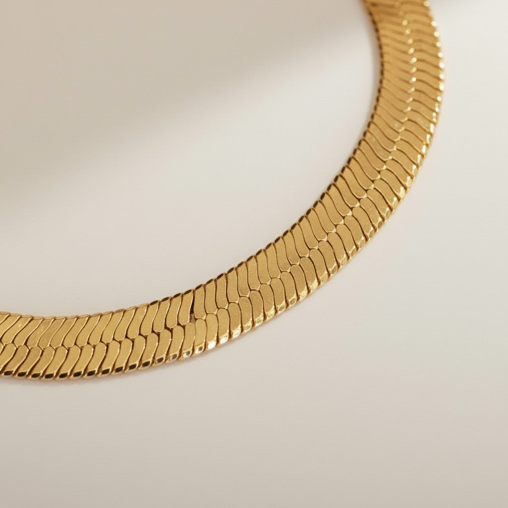 Herringbone Chain Bracelet - Waterproof Luxury Bracelet for Women