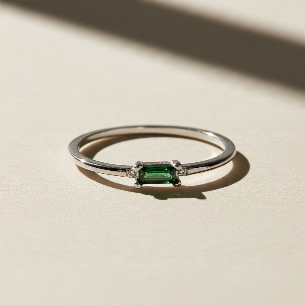 🌈 .925 Silver Filled Birthstone Ring — Your Month on Your Finger. Every Day.