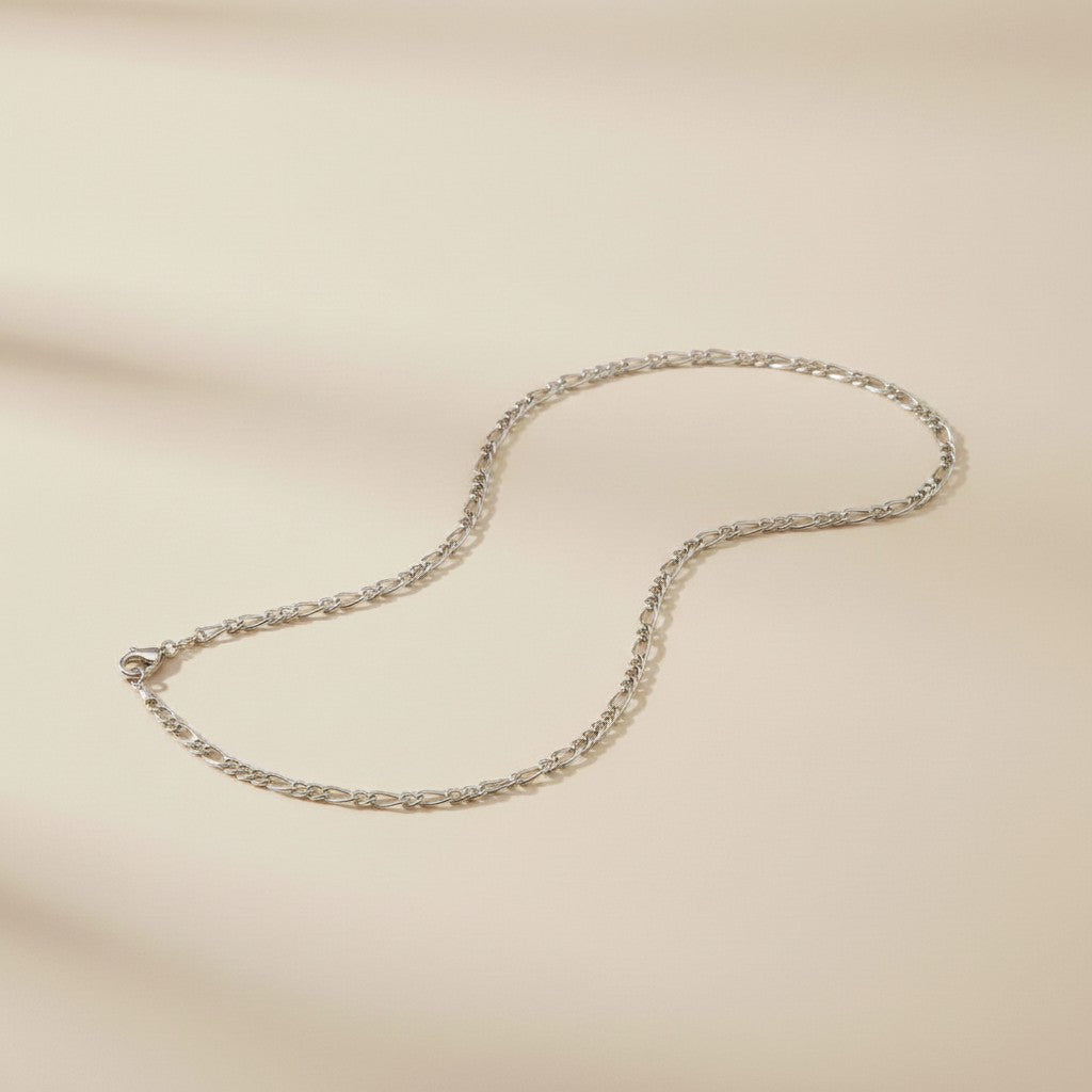 ⛓️ Sterling Silver 5.2mm Figaro Chain — The Figaro That Works Every Day. And Every Night.