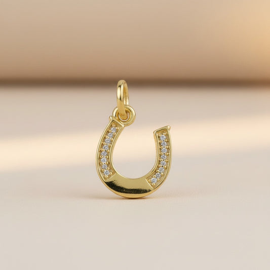 18k Gold Filled Horseshoe Charm — Carry Your Luck in Gold, Every Single Day