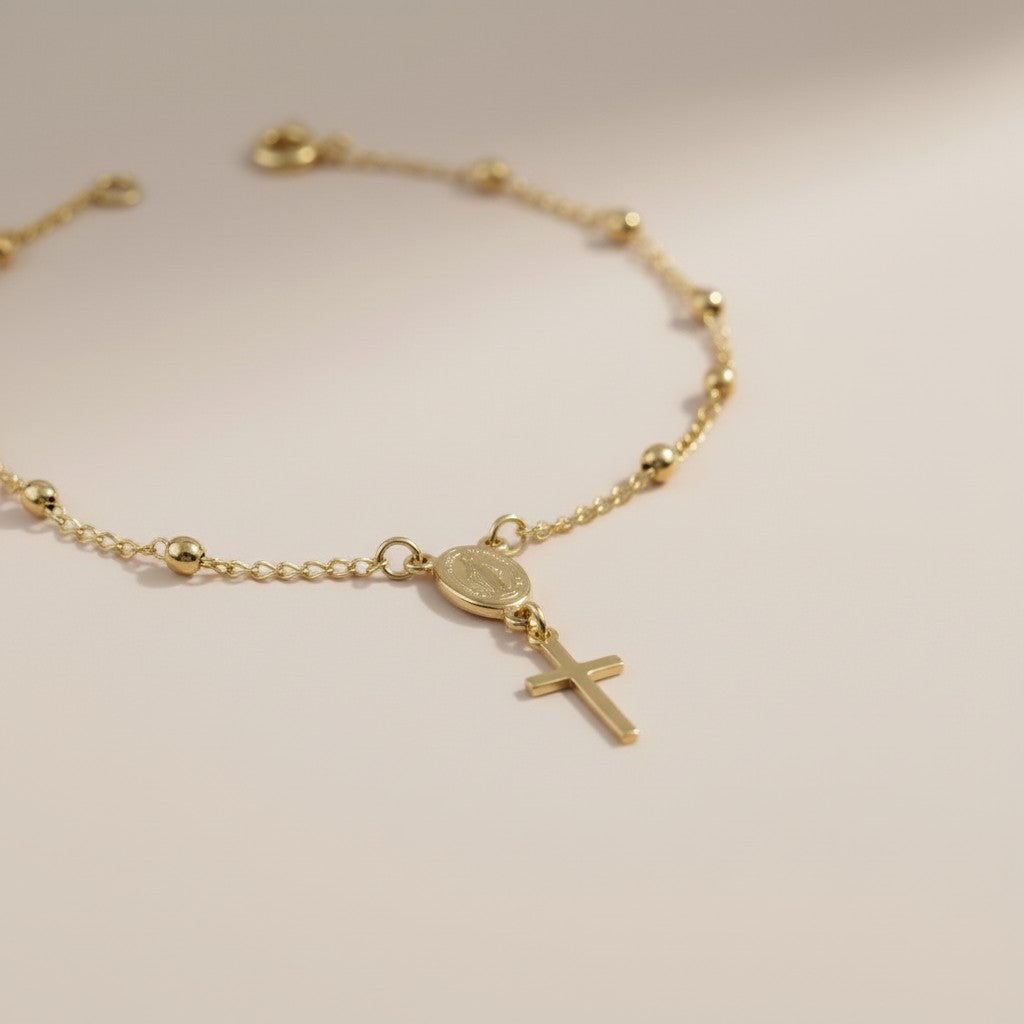Rosary Bracelet - Delicate Catholic Jewelry for Women