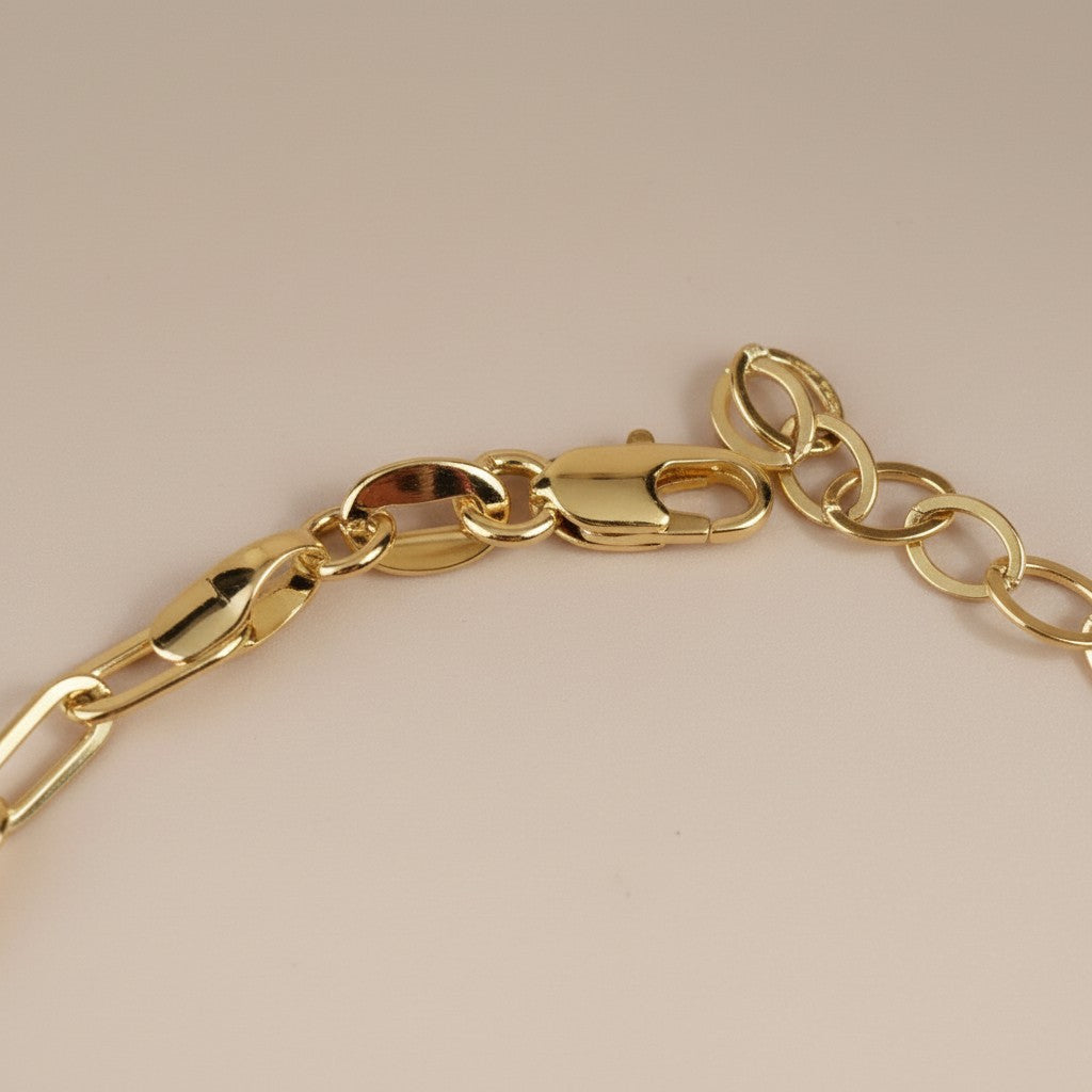Paperclip Chain Bracelet for Women - Dainty Layering Jewelry