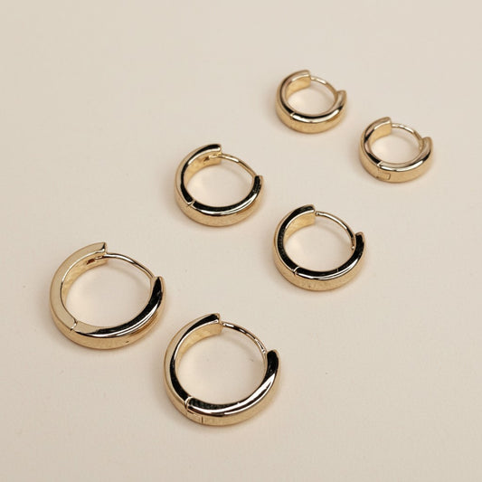 Hoop Earrings for Women - Classic Small Gold Hoops | Hypoallergenic