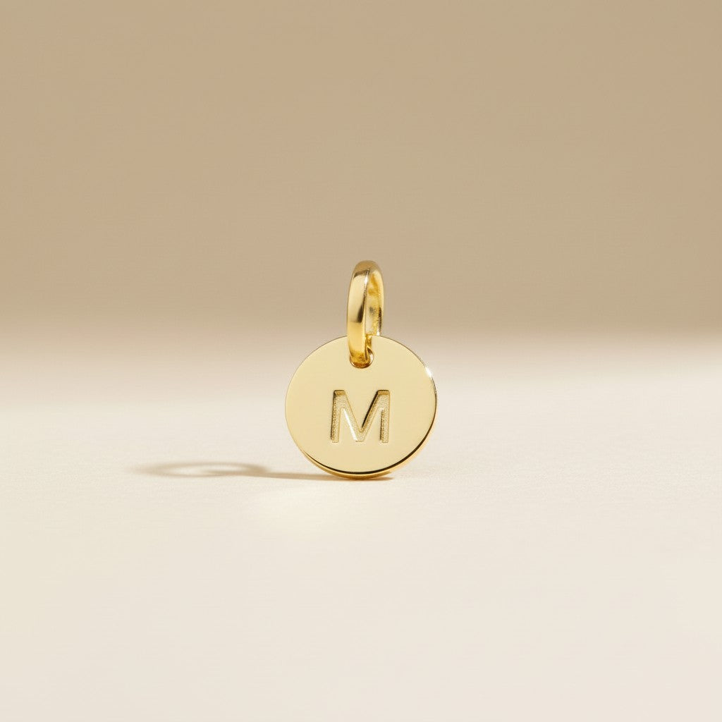 Tiny Initial Letter Charms - 6mm Personalized Jewelry Charms for Necklaces & Bracelets