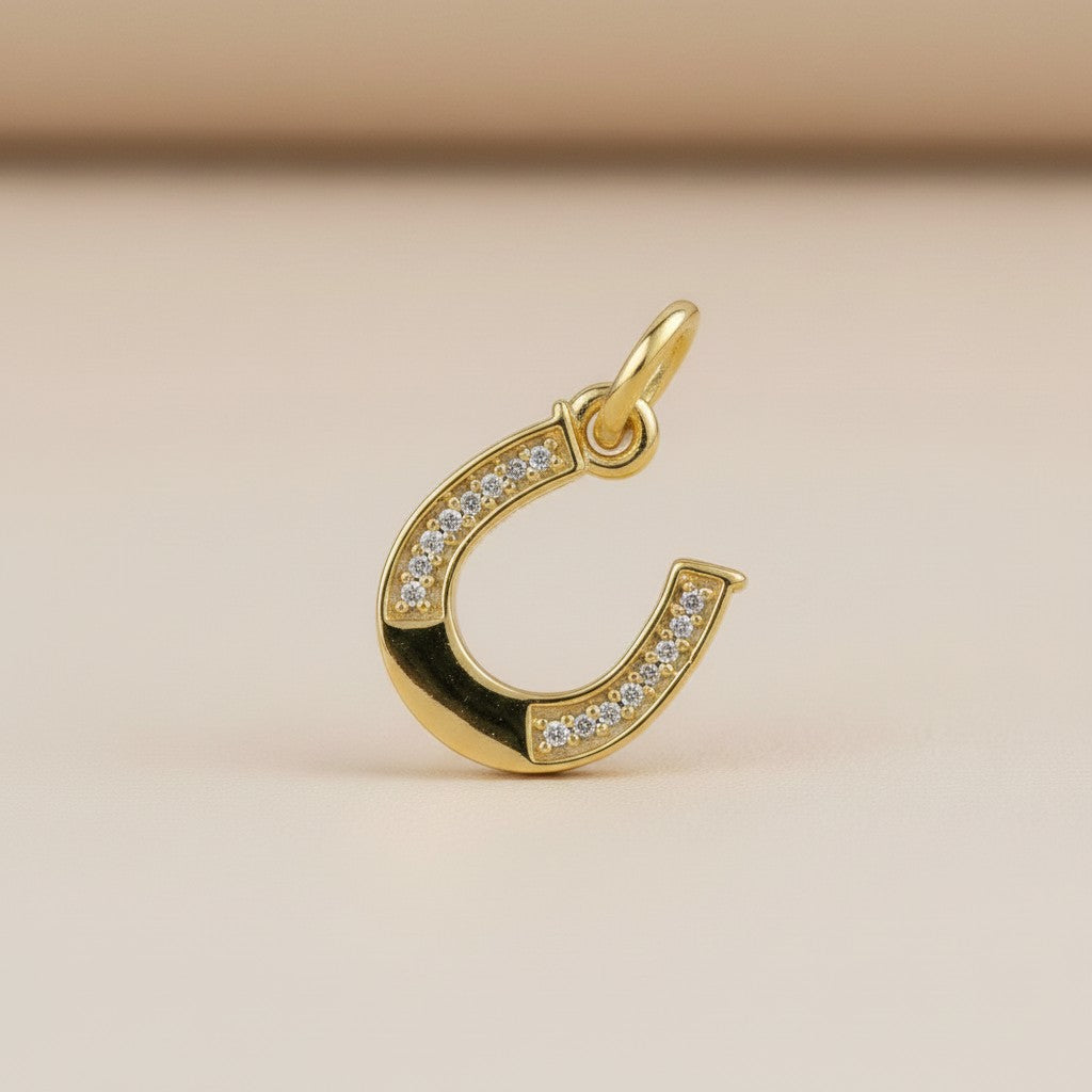 18k Gold Filled Horseshoe Charm — Carry Your Luck in Gold, Every Single Day