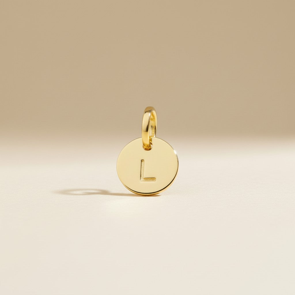 Tiny Initial Letter Charms - 6mm Personalized Jewelry Charms for Necklaces & Bracelets