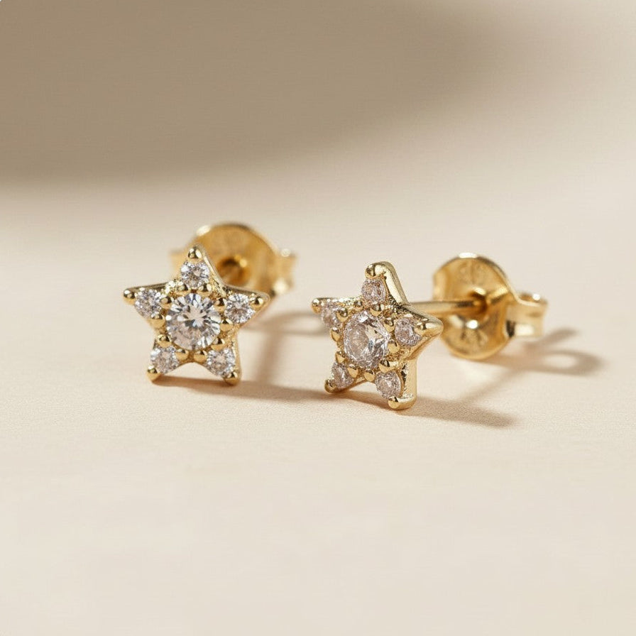 Mini CZ Star Stud
