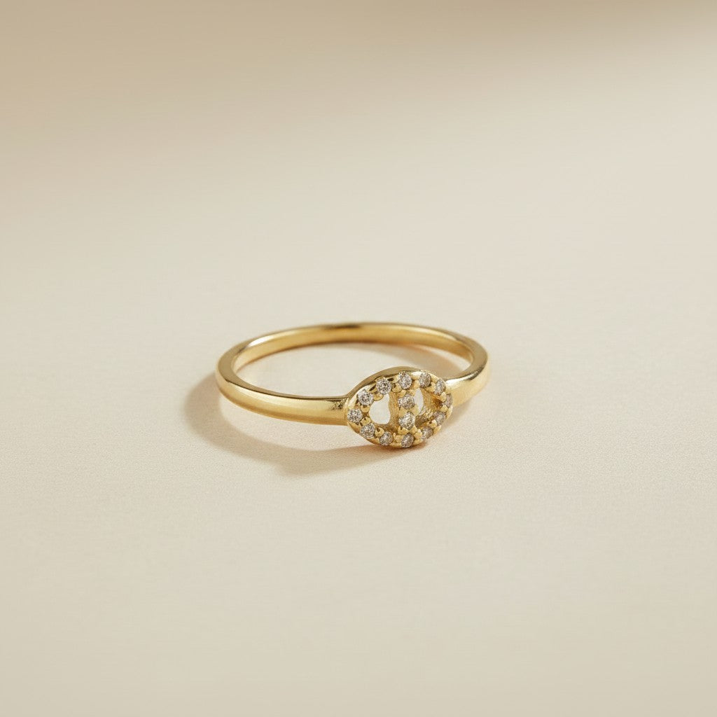 ⚓ 18k Gold Filled CZ Mariner Ring — The Most Unexpected Thing to Put on a Finger. The Most Beautiful.