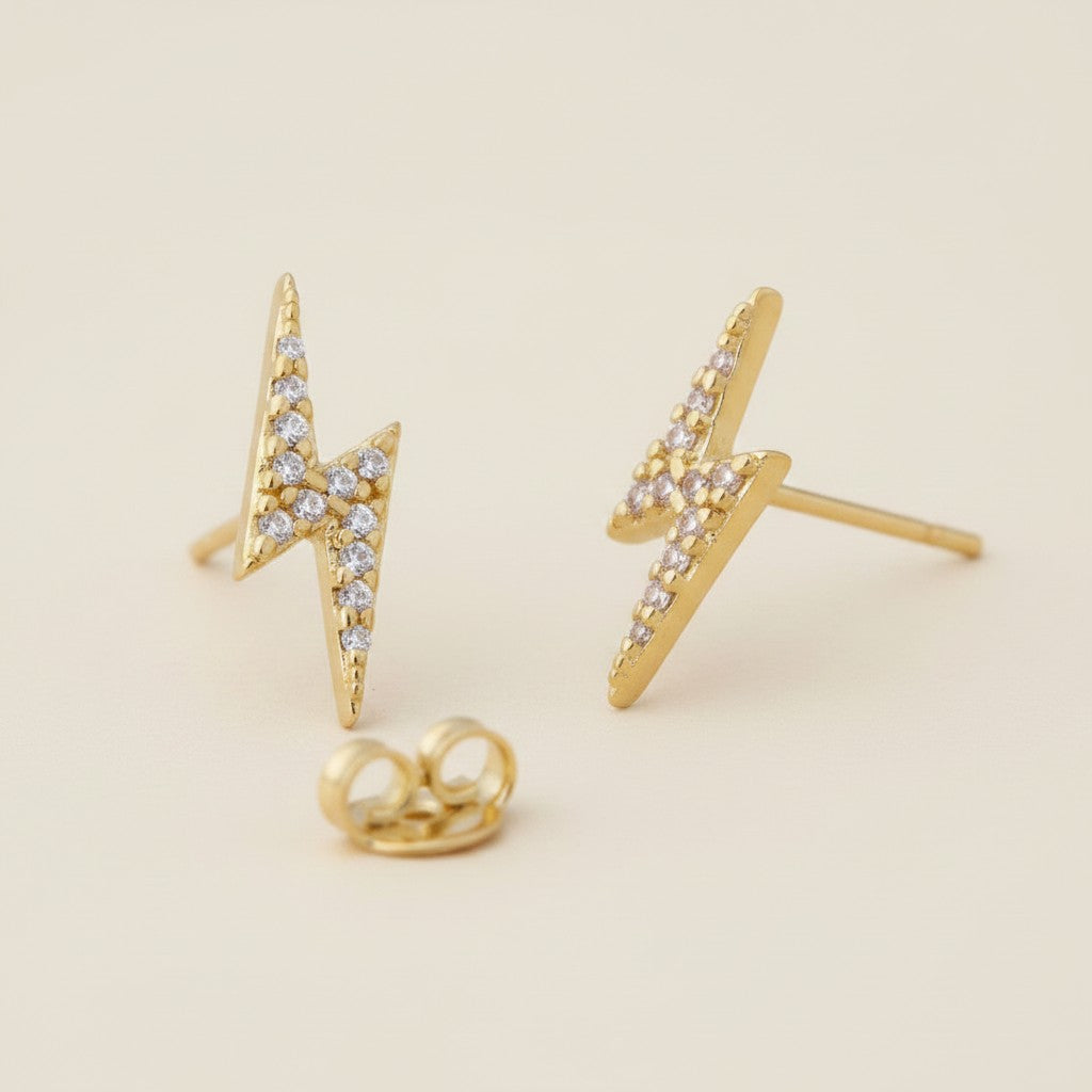 Mini Lightning Bolt Stackable Earrings