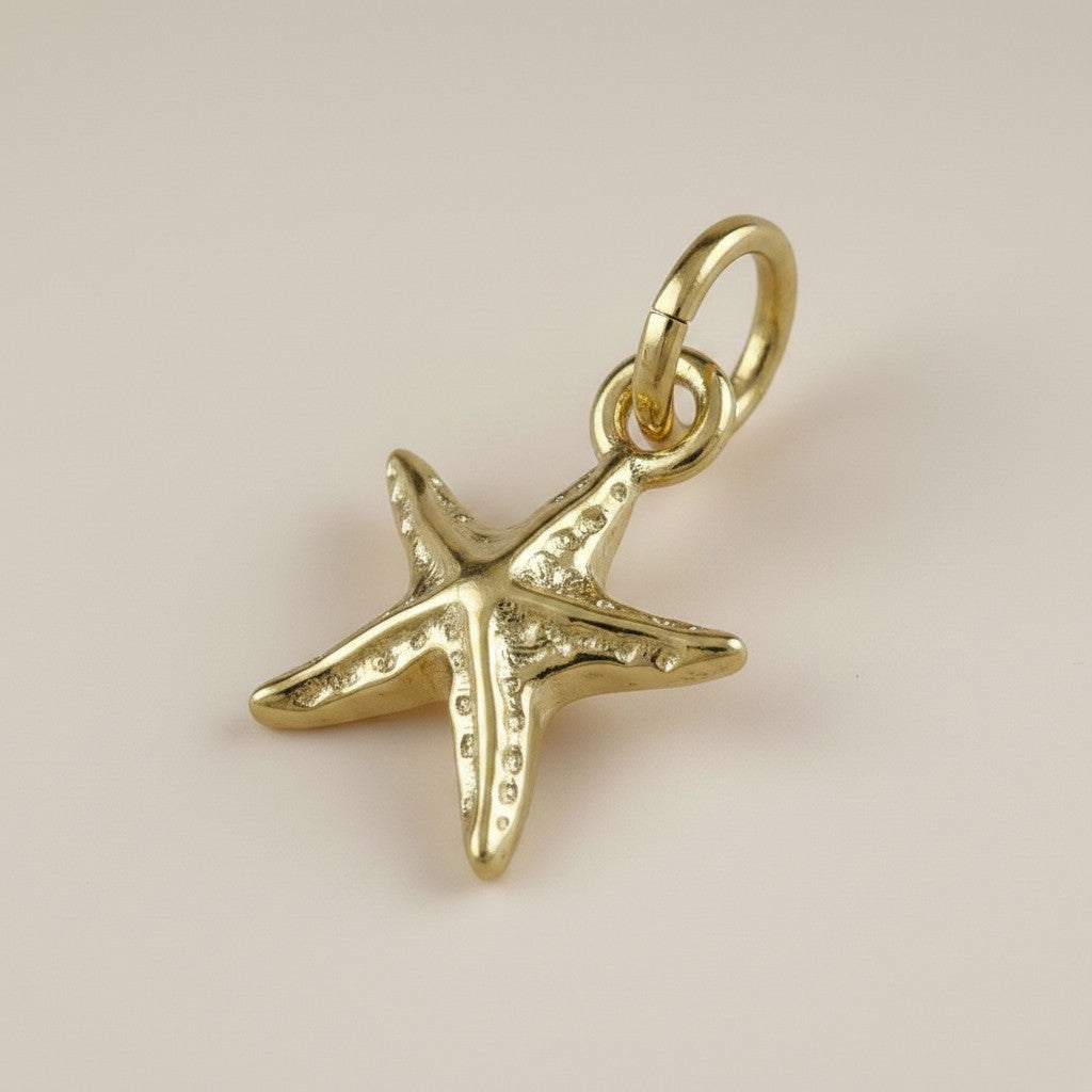 🌟 18k Gold Filled Sea Star Charm — Carry the Shore With You, Always