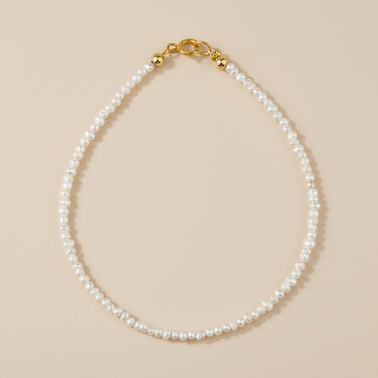 9k Gold Micro Freshwater Pearl Bracelet | Understated Luxury