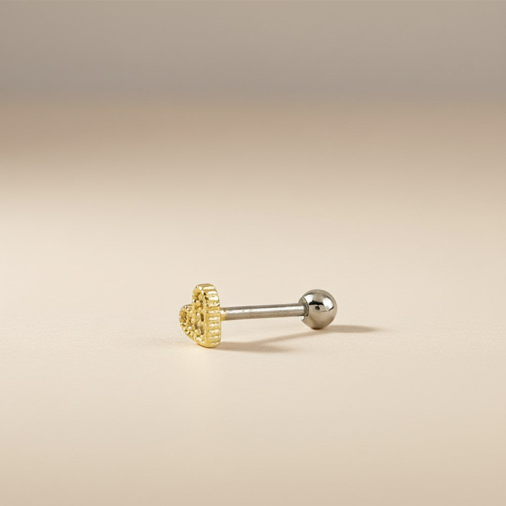 ✨ 18k Gold Filled CZ Piercing Studs — Three Styles. One Perfect Fit. Every Piercing.