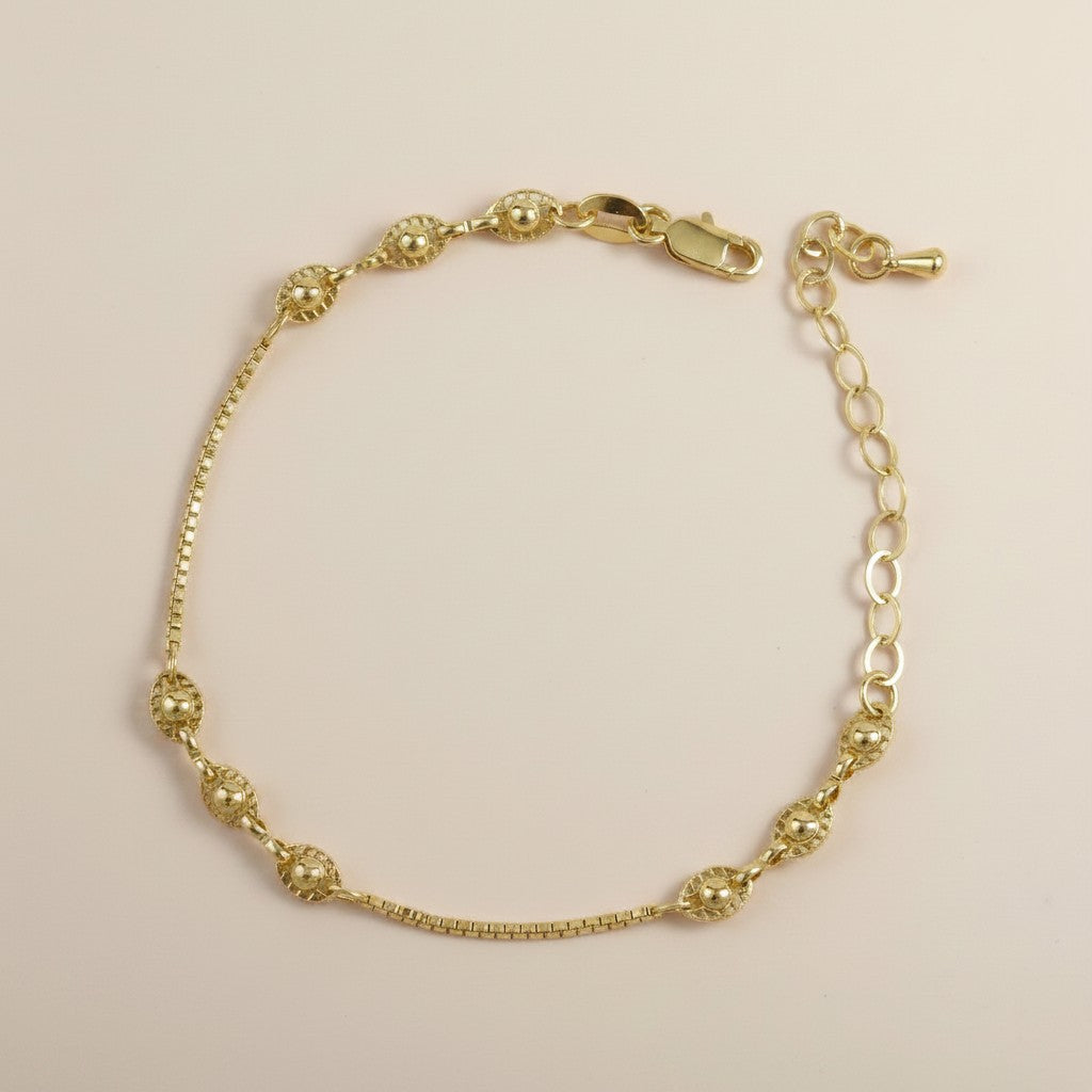 18k Gold Filled Saturn Sphere Bracelet — A Little Celestial Magic on Your Wrist