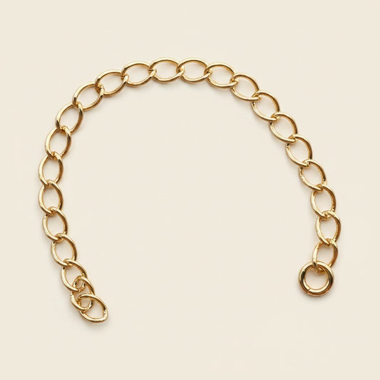 18k Gold Filled 3-Inch Extender Chain | Jewelry Making & Repair Essential