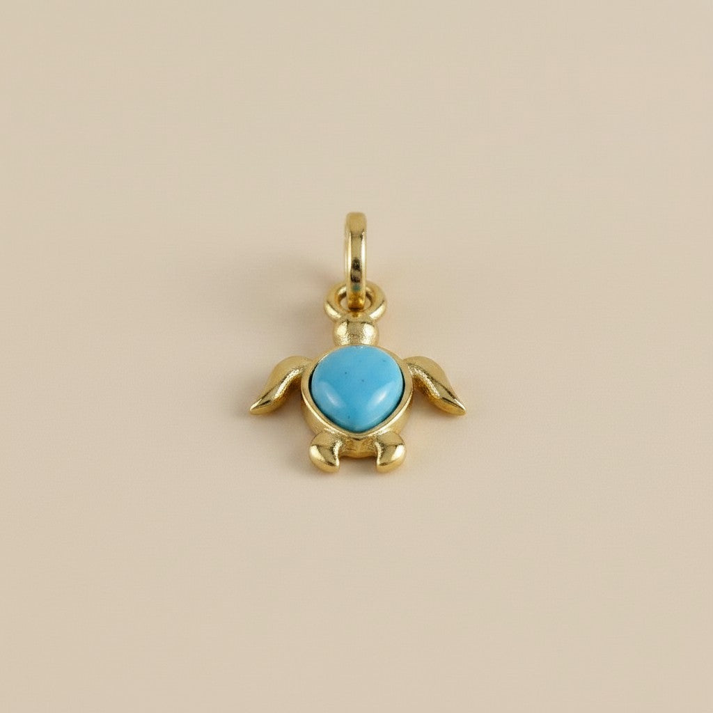 🐢 18k Gold Filled Sea Turtle Charm — Slow Down. Dive Deep. Wear What You Love.