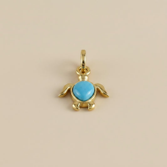 🐢 18k Gold Filled Sea Turtle Charm — Slow Down. Dive Deep. Wear What You Love.