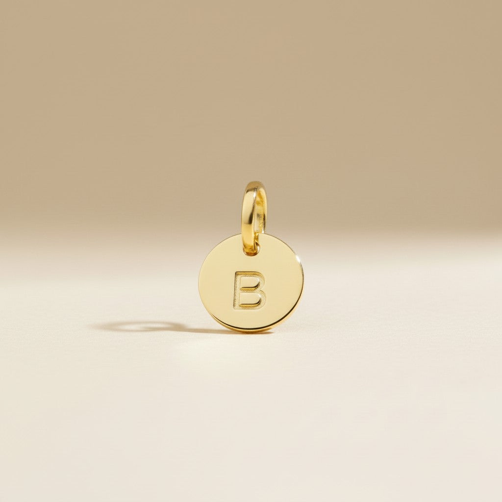 Tiny Initial Letter Charms - 6mm Personalized Jewelry Charms for Necklaces & Bracelets