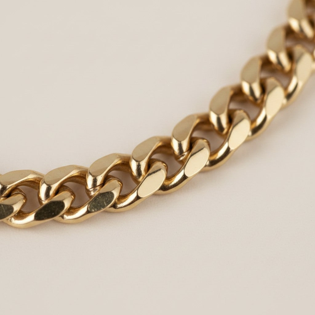 18k Gold Filled 7mm Chunky Cuban Necklace | Bold, Secure, Built to Last