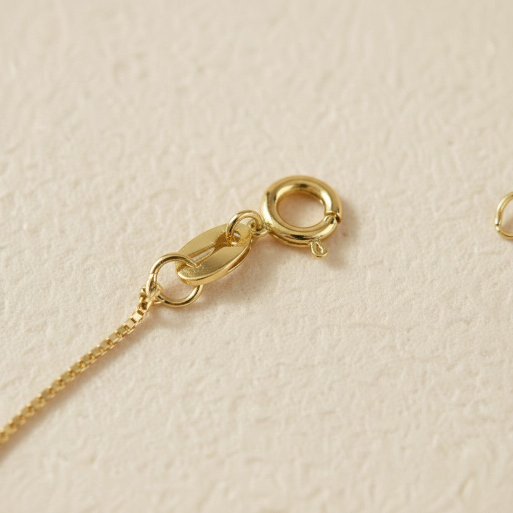 🌈 18k Gold Filled Multicolor CZ Box Chain Anklet — Color Set Into Every Link. The Most Joyful Ankle.