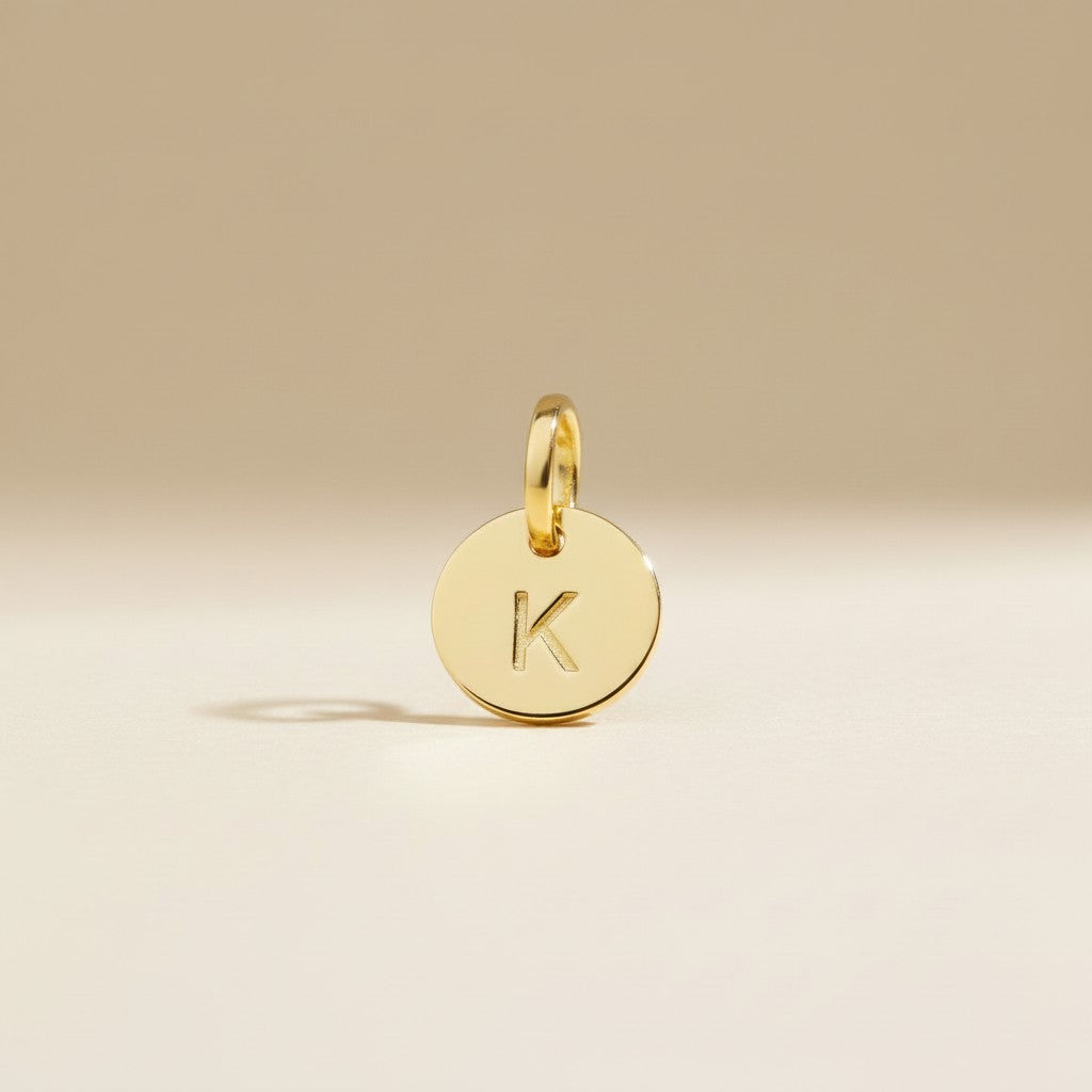 Tiny Initial Letter Charms - 6mm Personalized Jewelry Charms for Necklaces & Bracelets