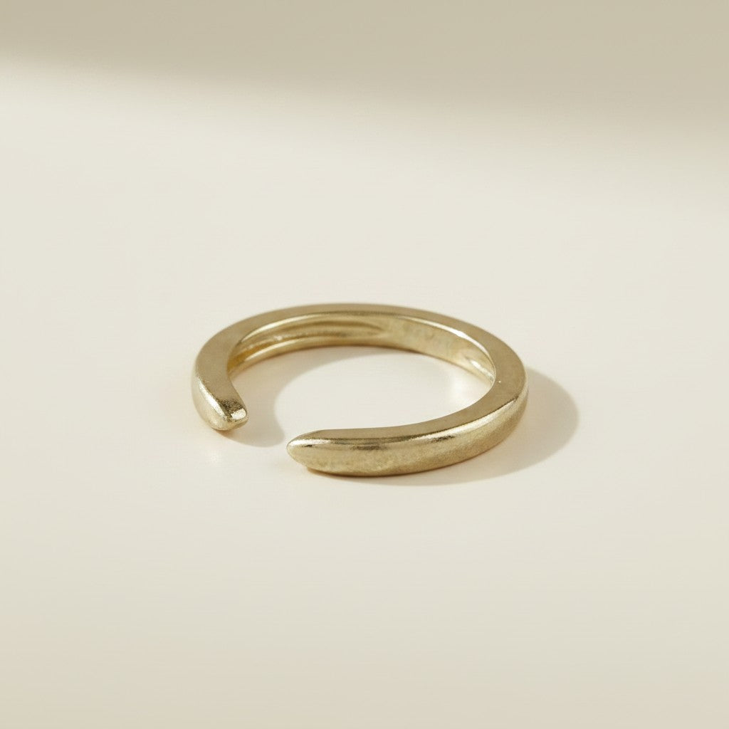 18k Gold Filled Open Top Stackable Ring