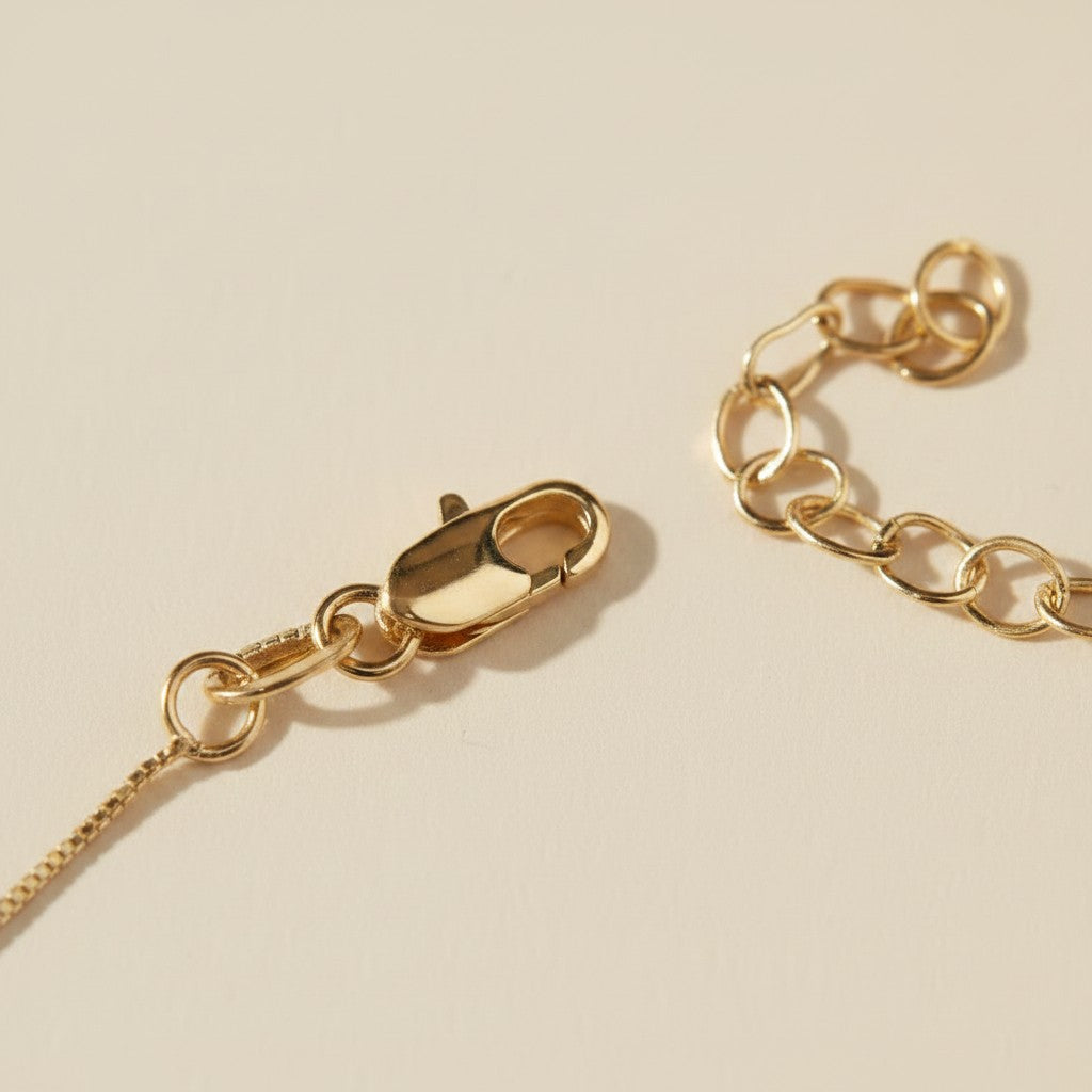 ✨ 18k Gold Filled 0.5mm Box Chain Anklet — The Most Delicate Ankle. The Most Considered Gold.