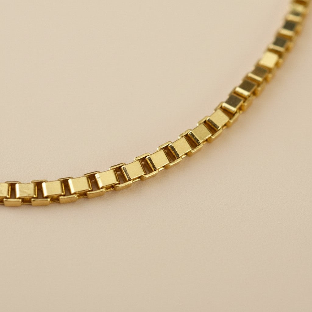 Chain Bracelet 2mm - Thick Chunky Gold Bracelet for Women