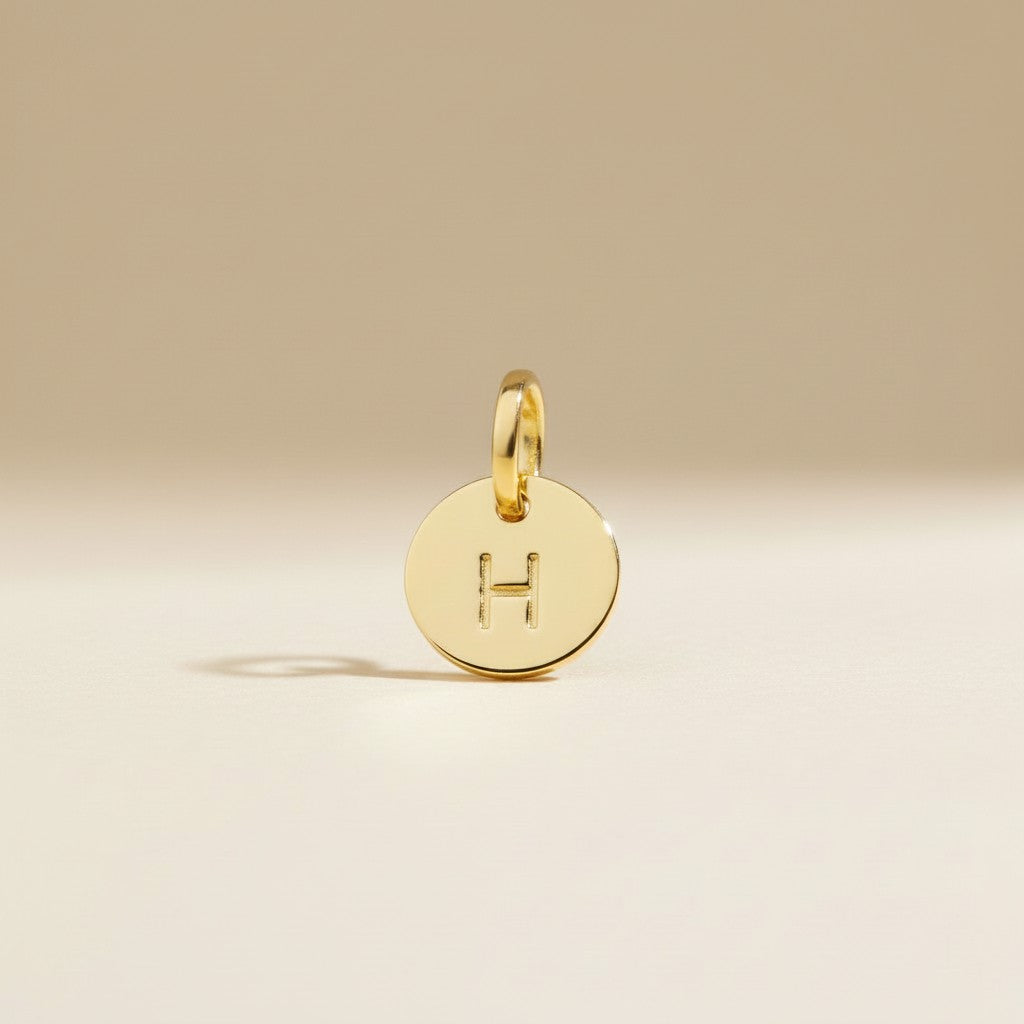 Tiny Initial Letter Charms - 6mm Personalized Jewelry Charms for Necklaces & Bracelets