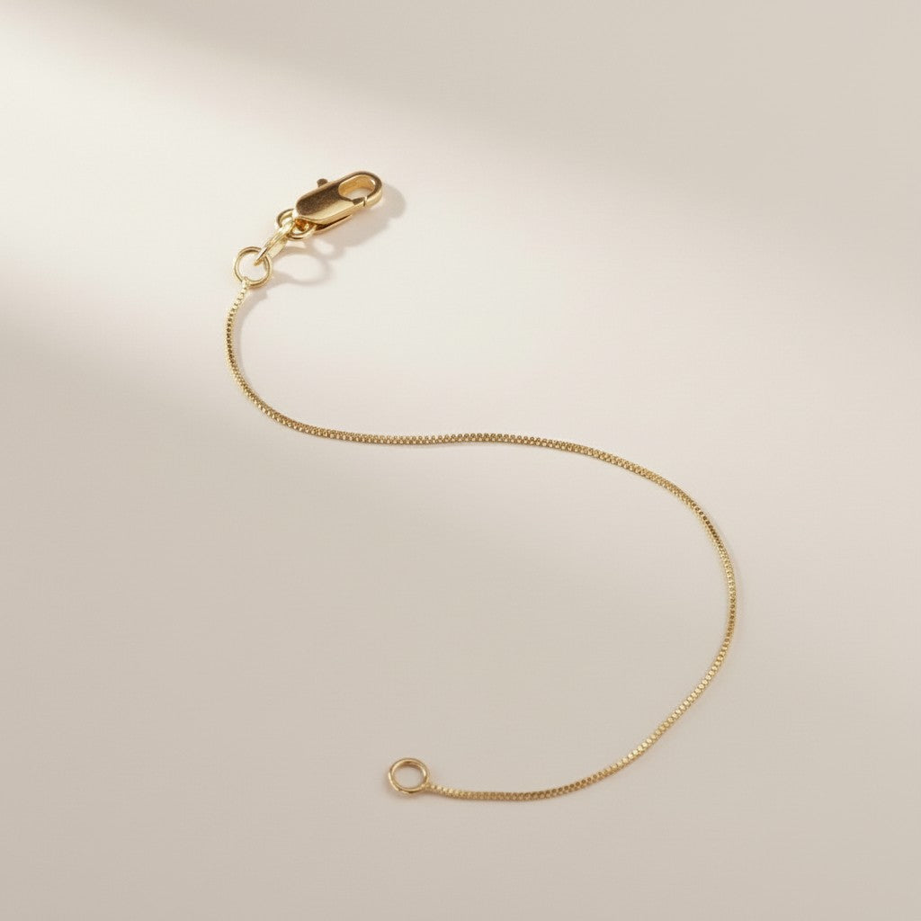 Delicate Box Chain Bracelet - Minimalist Everyday Jewelry for Women