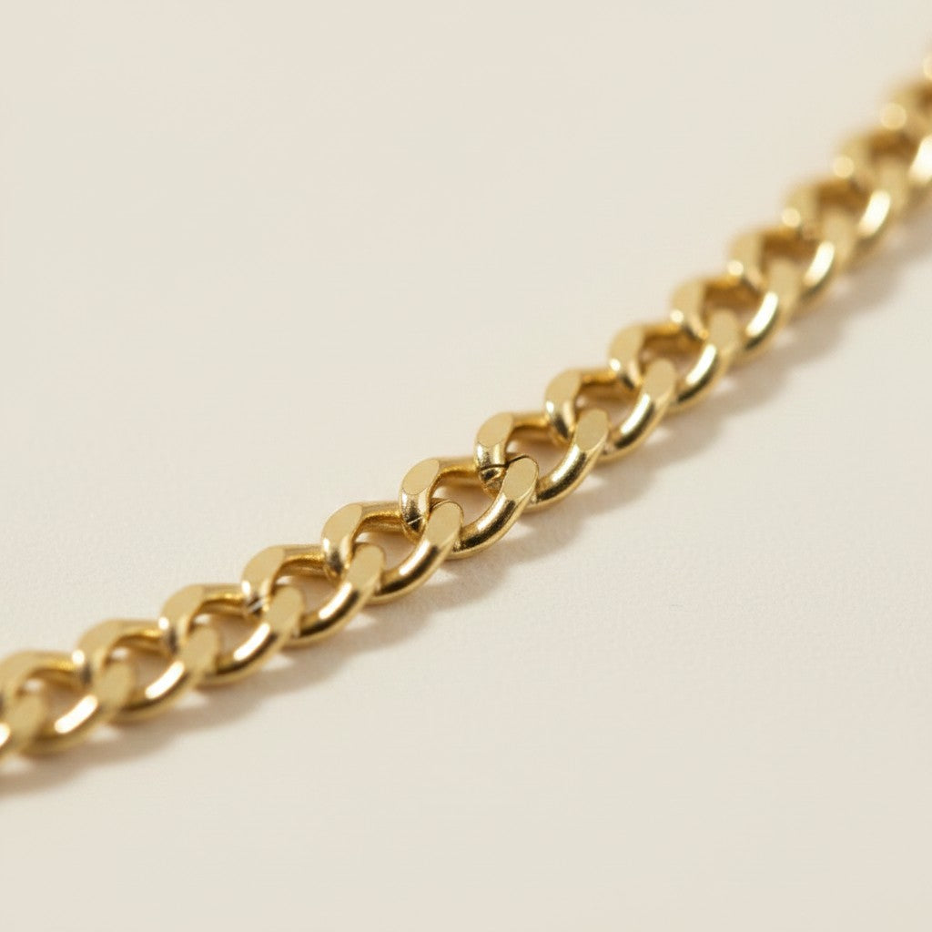 ✨ 18k Gold Filled Cuban Chain Anklet — The Classic Link. At the Ankle. Made for Every Step.