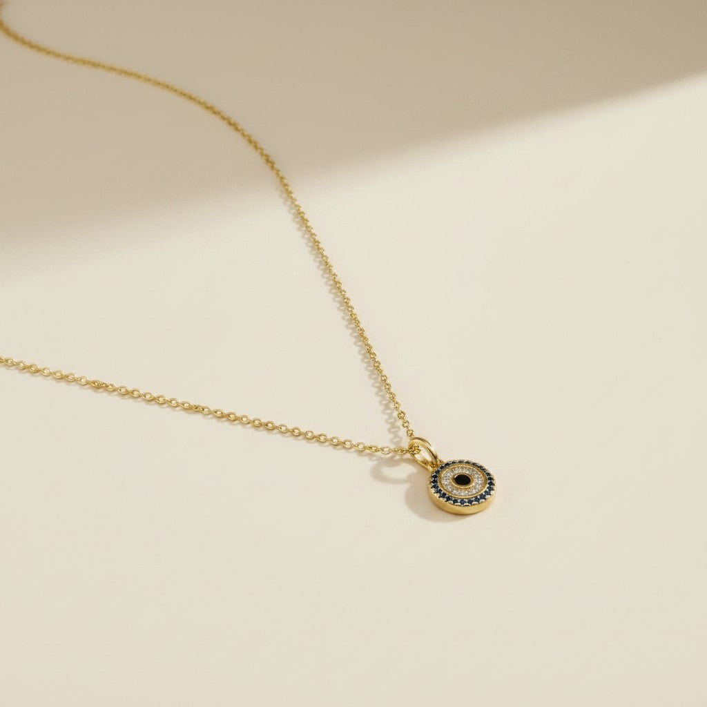 18k Gold Filled Protection Mandala Necklace | Symbolic & Sophisticated