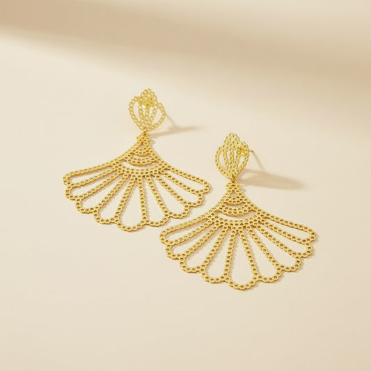 Fanned Drops Earrings