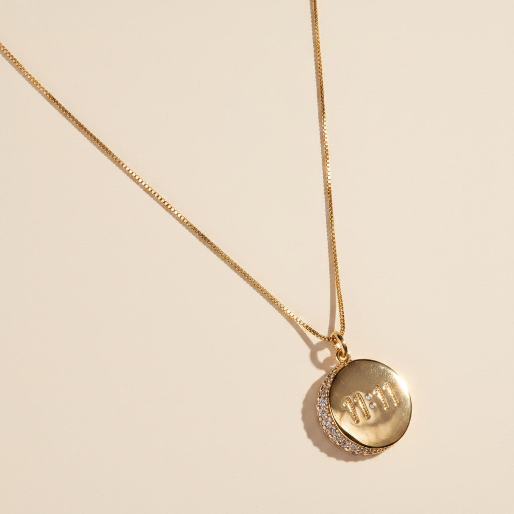 18k Gold Filled 11:11 Synchronicity Necklace