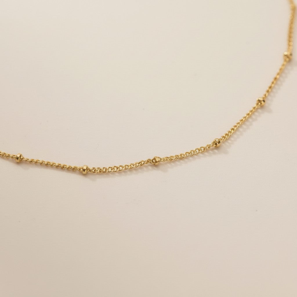 Satellite Chain Anklet - Delicate Minimalist Jewelry for Women